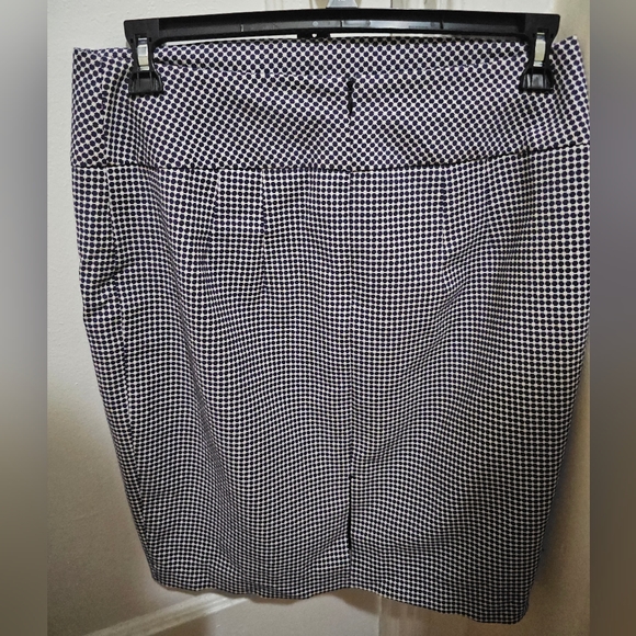 Express Blue and White Pencil Skirt - Picture 2 of 3